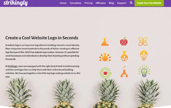 創建網站 Logo 創建網站 Logo